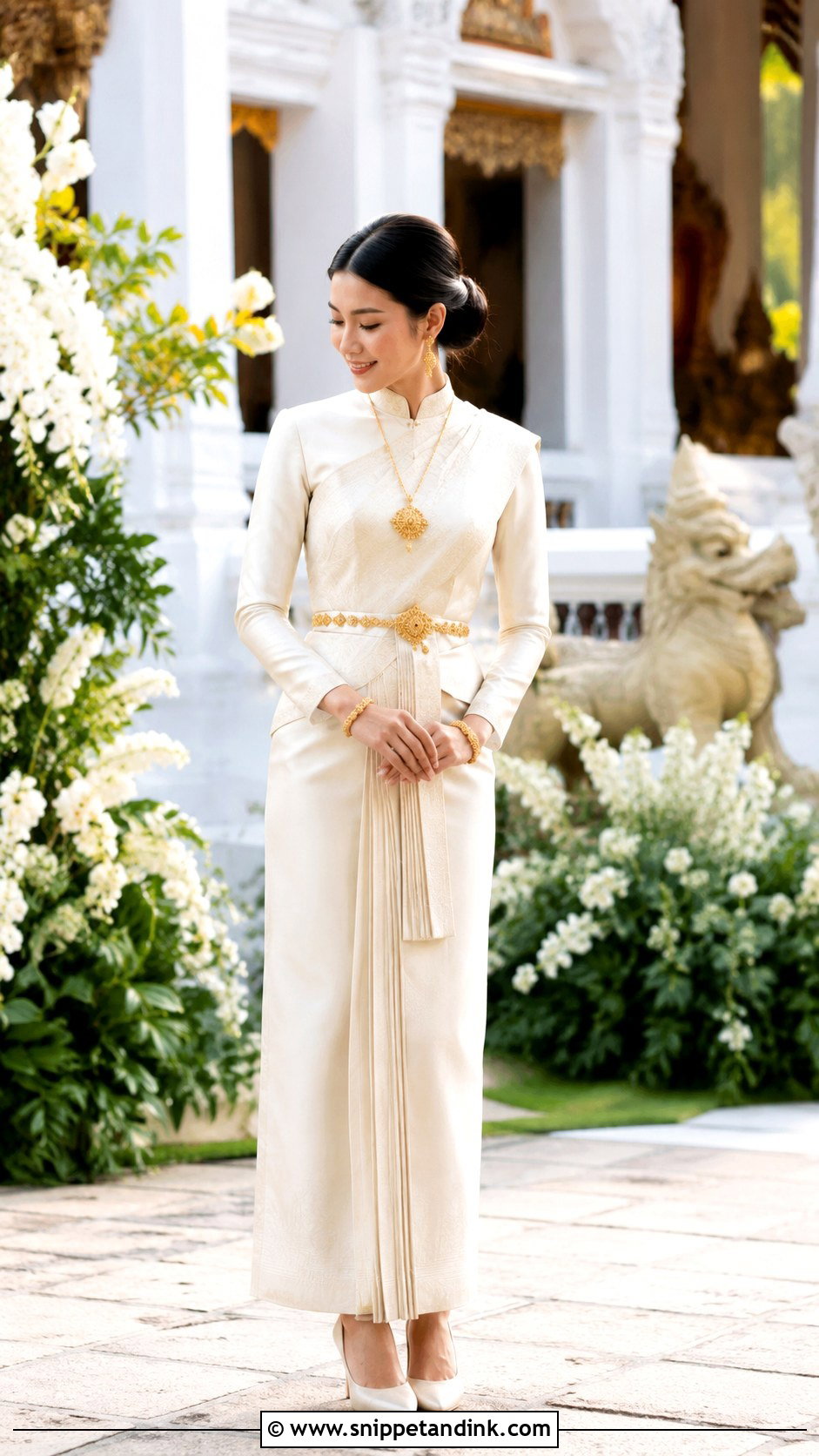 Ivory Buddhist Wedding Dress - Snippet and Ink - 25 Buddhist Wedding Dress Ideas