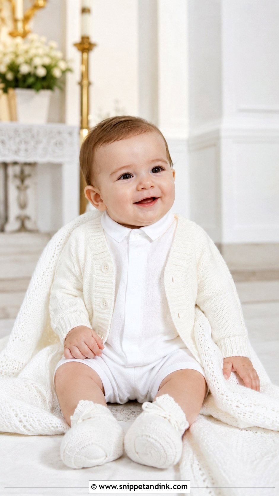 Ivory Cardigan Baptism Outfit - Snippet and Ink - 25 Boy Baptism Outfit Ideas