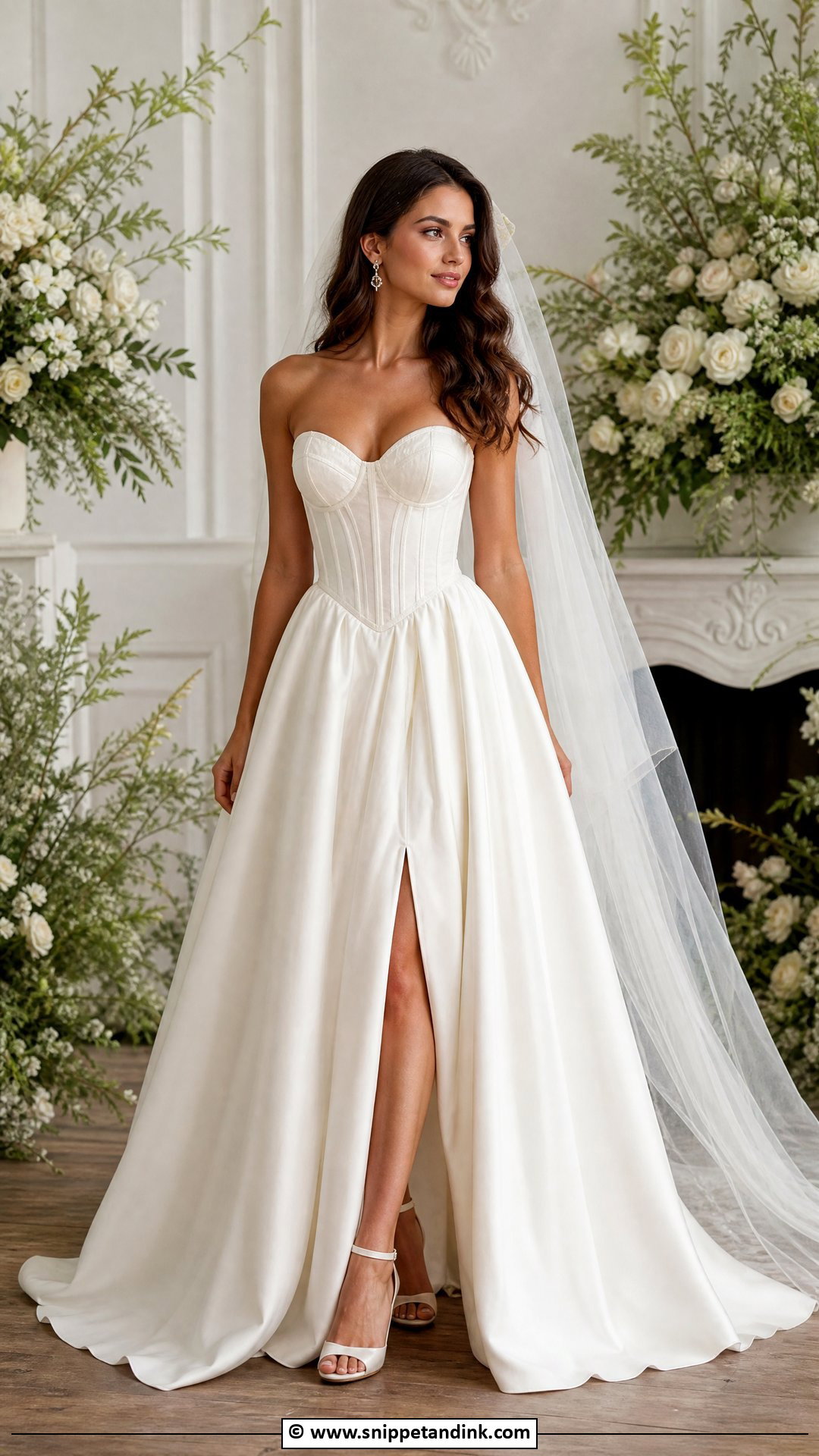 Ivory Corset Wedding Dress - Snippet and Ink - 35 Ivory Wedding Dress Ideas