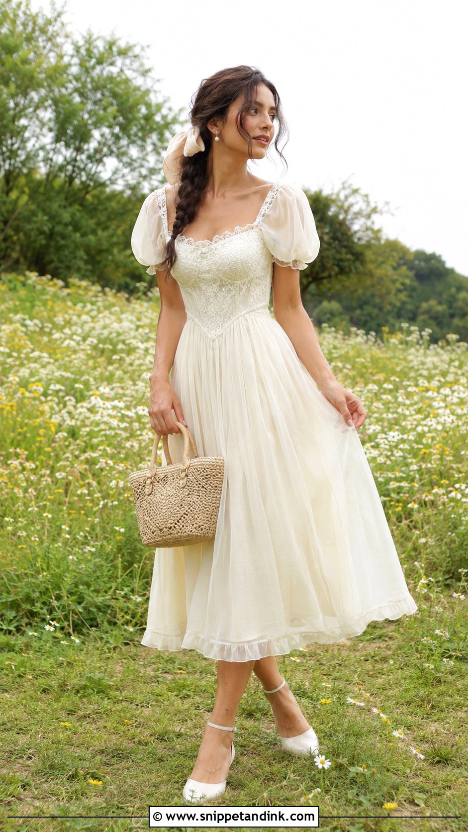 Ivory Cottage Fairy Gown - Snippet and Ink - 20 Fairy Tail Gown Ideas