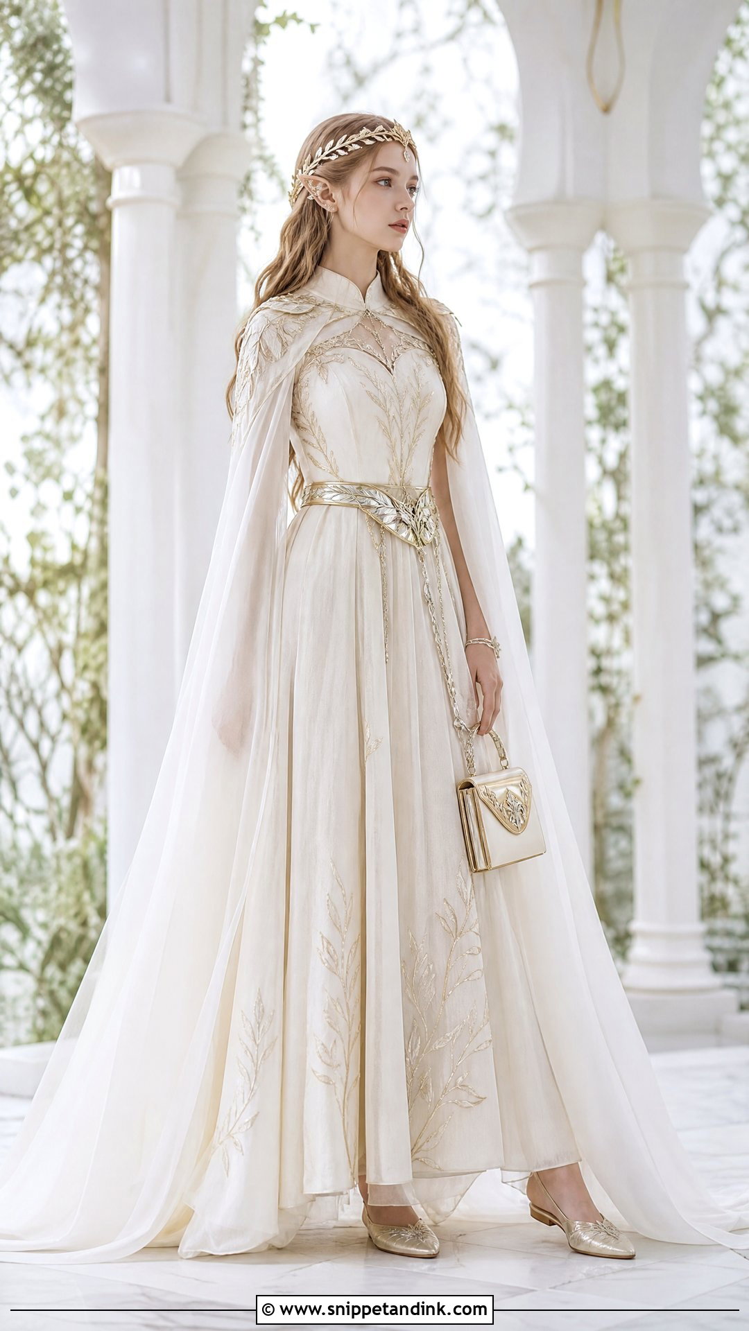Ivory Elven Princess Dress - Snippet and Ink - 20 Enchanted Dress Fairytale Ideas