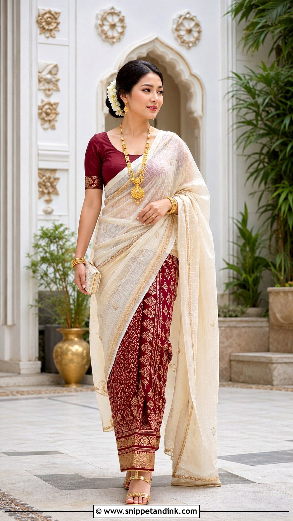Ivory Handloom Manipuri Bride - Snippet and Ink - 20 Manipuri Bride Ideas