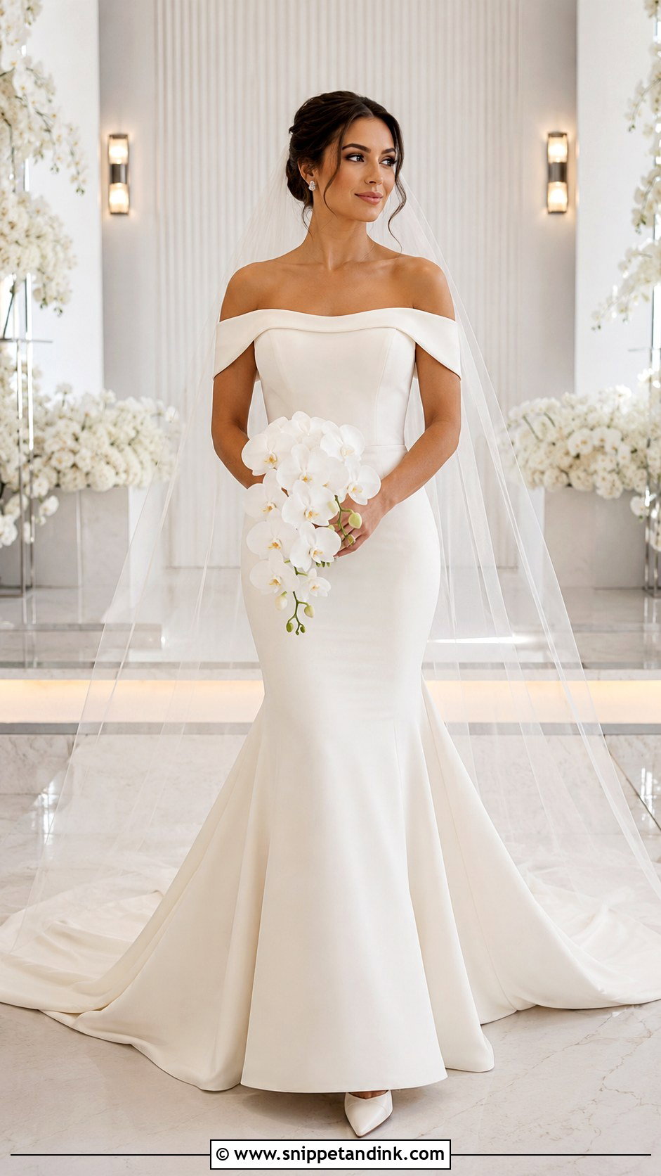Ivory Mermaid Wedding Dress - Snippet and Ink - 20 Ivory Wedding Dresses