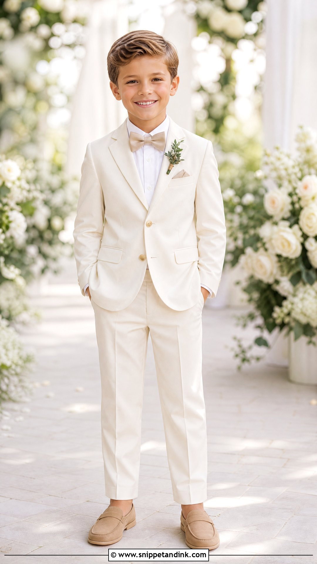Ivory Ring Bearer Suit Outfit - Snippet and Ink - 20 Ringbearers Outfits