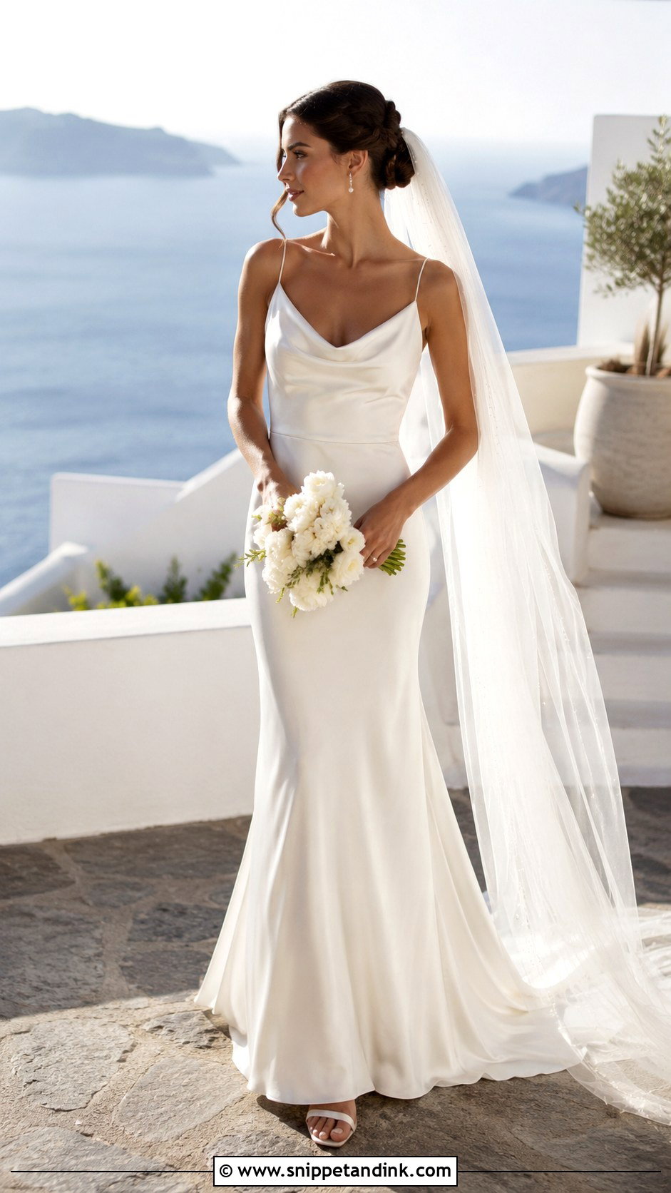 Ivory Satin Slip Wedding Dress - Snippet and Ink - 20 Ivory Satin Wedding Dress Ideas