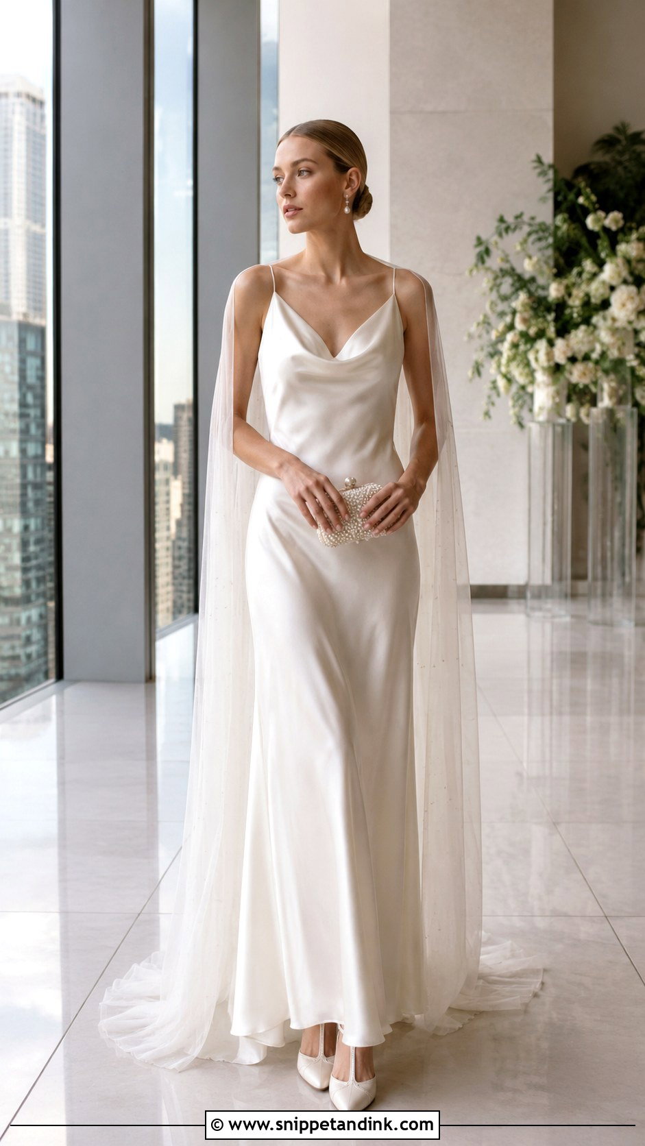 Ivory Silk Slip 1920s Wedding Dress - Snippet and Ink - 20 1920s Inspired Wedding Dress Ideas