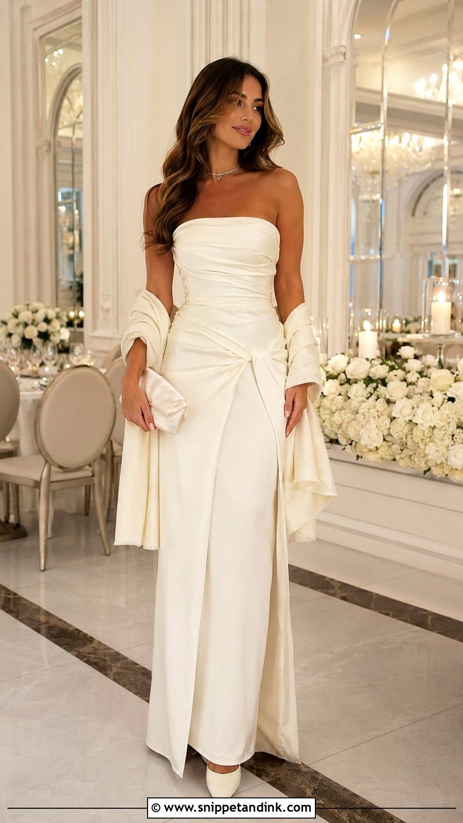 Ivory Strapless Gown - Snippet and Ink - 25 Ivory Gown Ideas