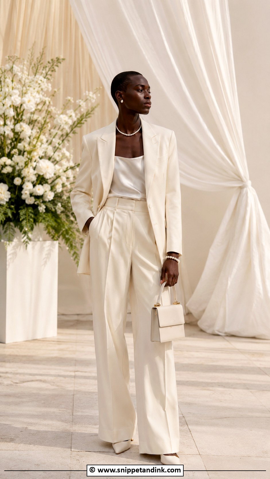 Ivory Suit Gay Wedding Outfit - Snippet and Ink - 25 Gay Wedding Outfits