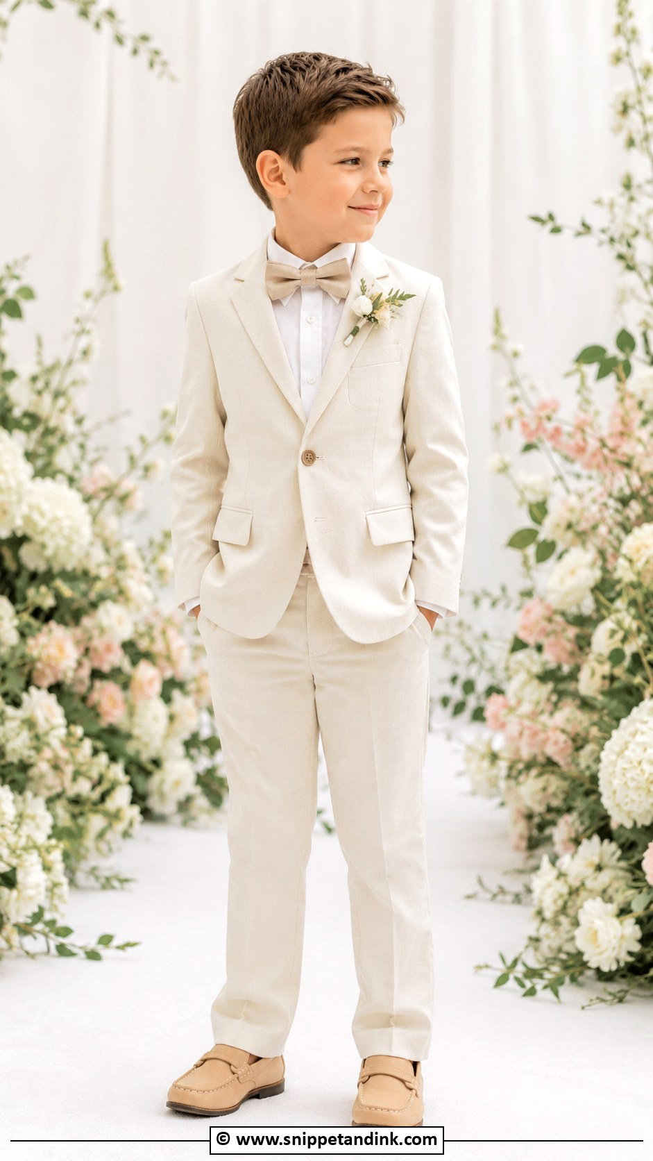 Ivory Suit Ring Bearer Outfit - Snippet and Ink - 35 Ring Bearer Outfit Ideas