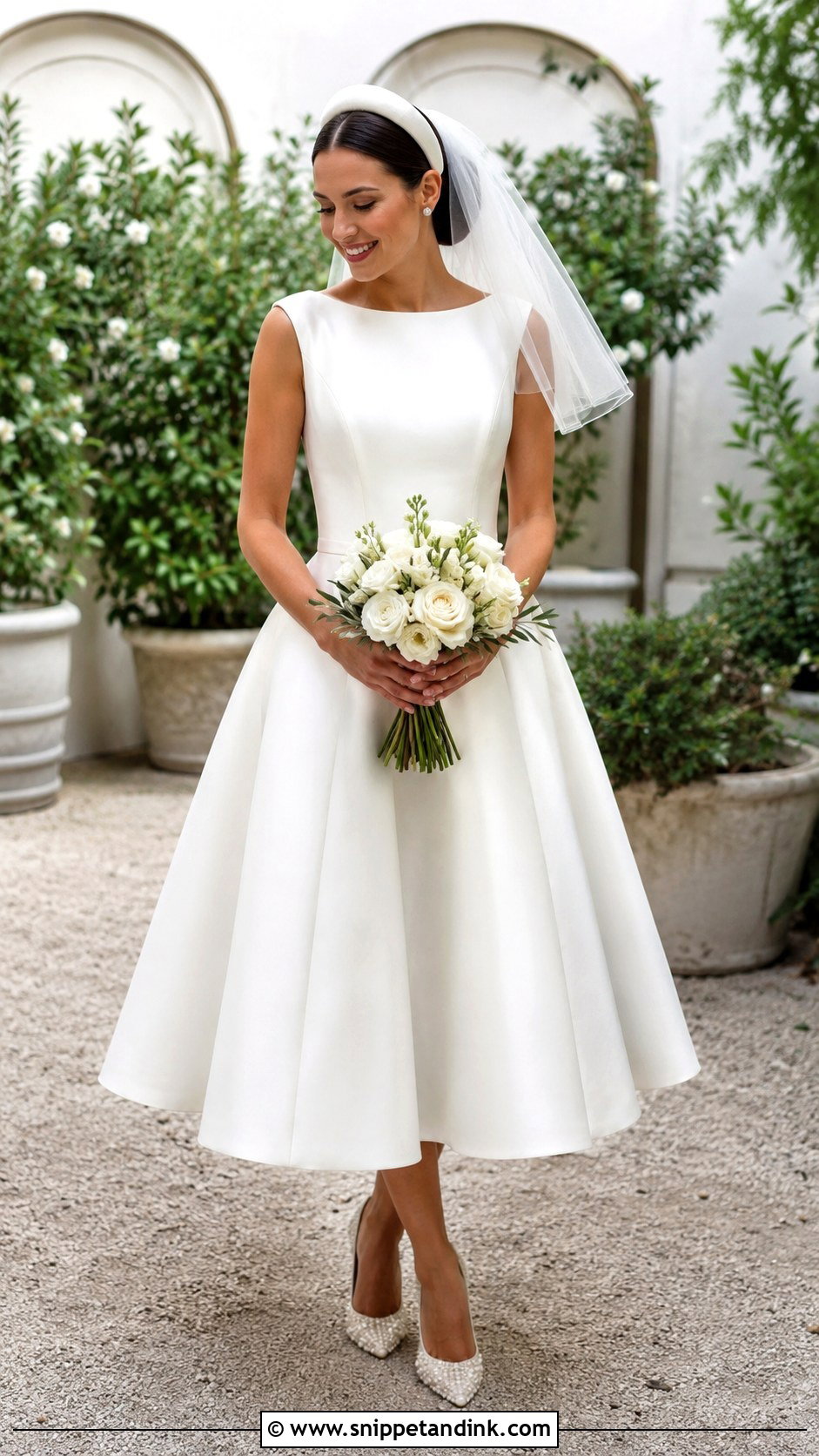 Ivory Tea Length Wedding Dress - Snippet and Ink - 20 Off White Champagne Ivory Wedding Dress Ideas