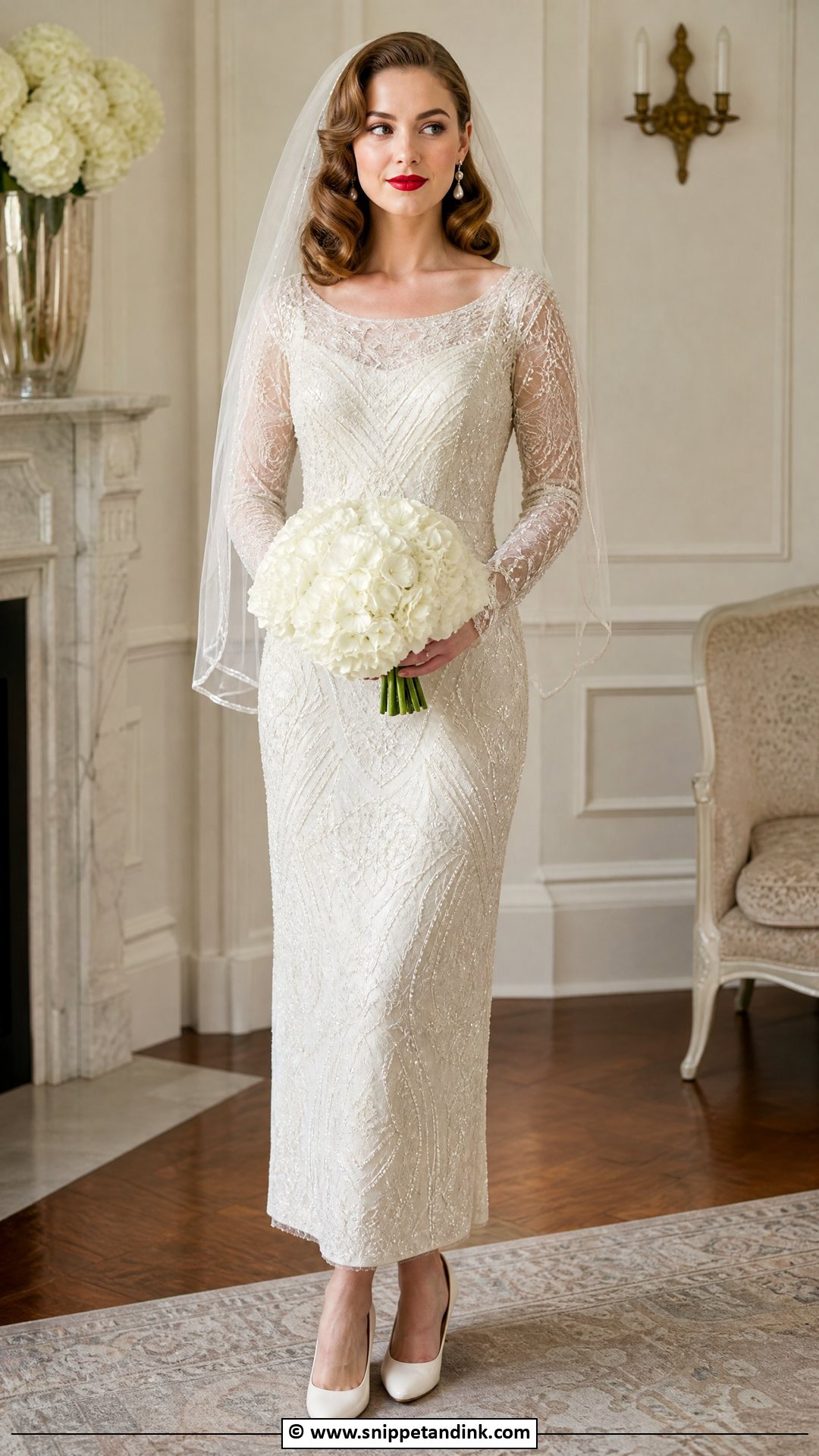 Ivory Vintage Wedding Dress - Snippet and Ink - 35 Ivory Wedding Dress Ideas