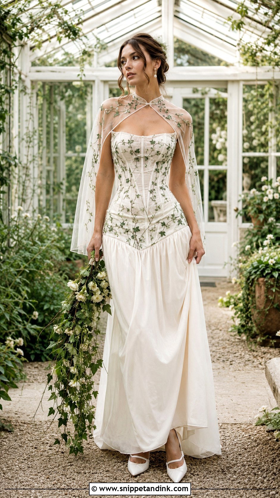 Ivy Corset Wedding Dress - Snippet and Ink - 20 Ivy Wedding Dress Ideas
