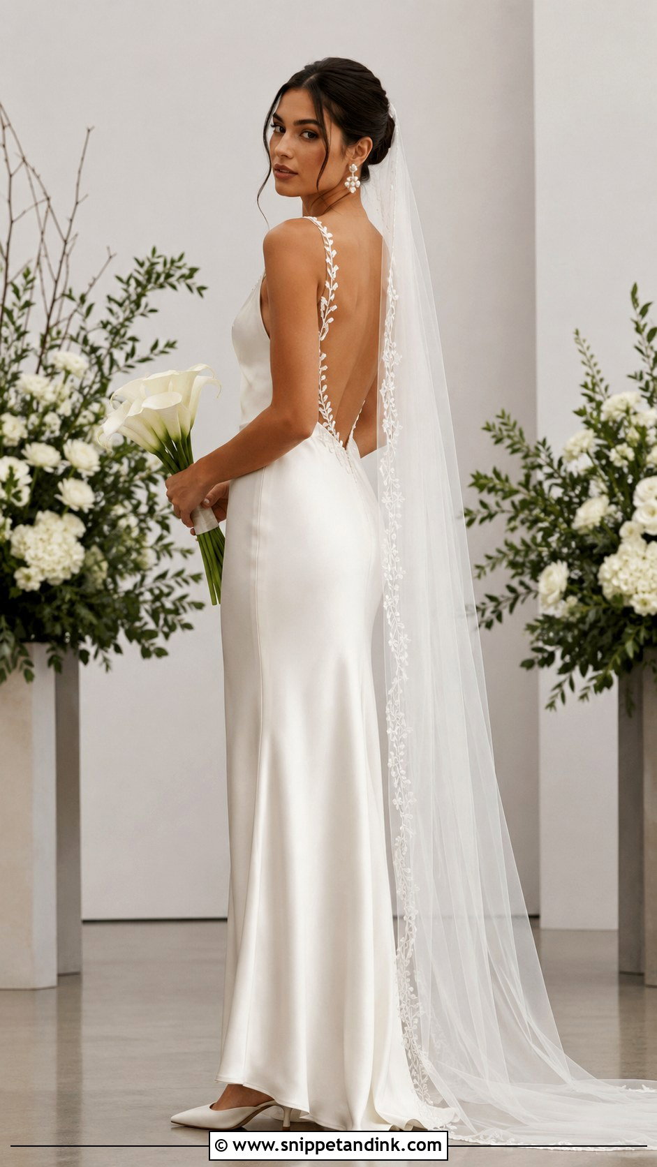 Ivy Slip Wedding Dress - Snippet and Ink - 20 Ivy Wedding Dress Ideas