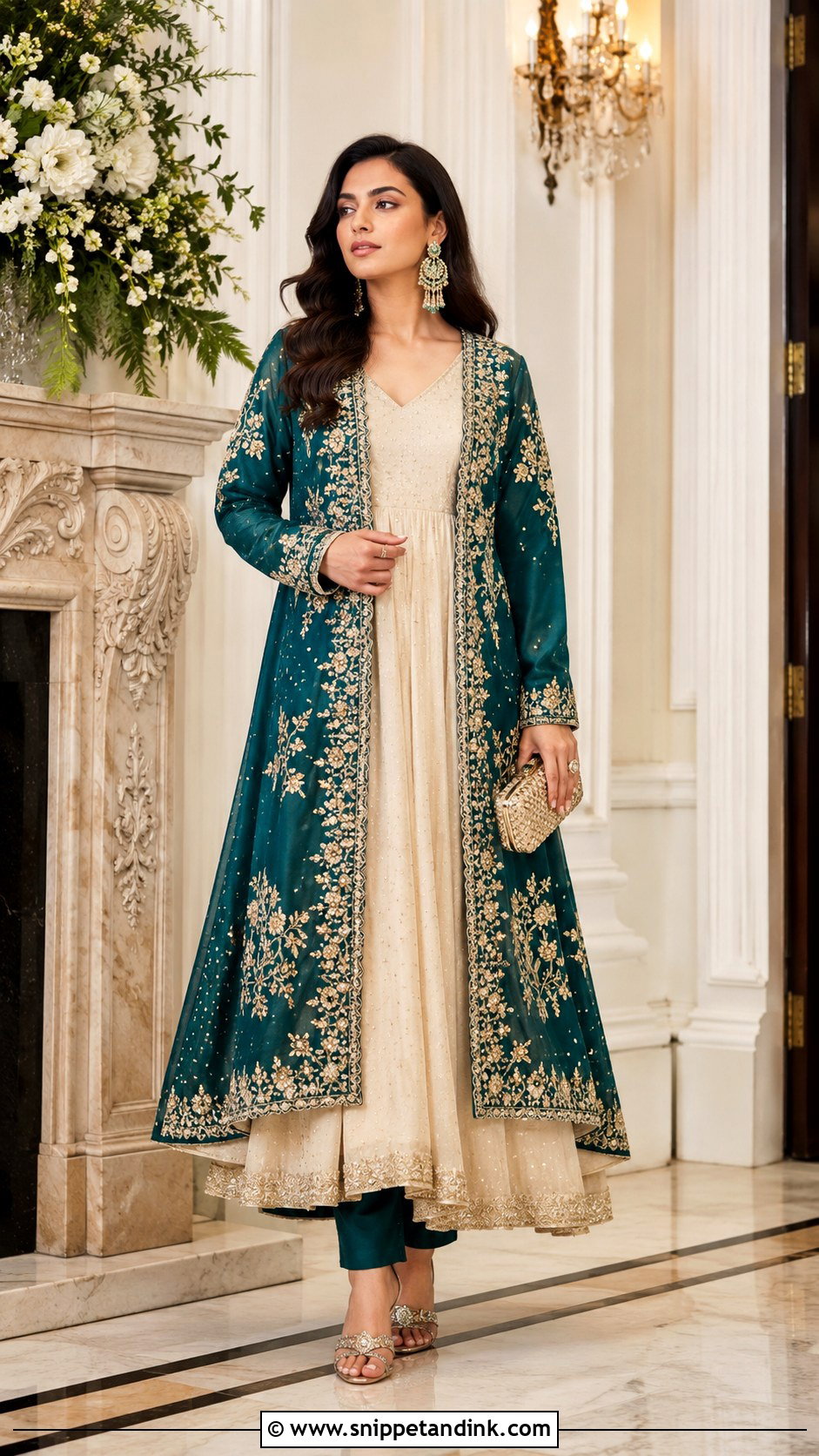 Jacket Anarkali Dress For Wedding - Snippet and Ink - 25 Wedding Anarkali Dress Ideas