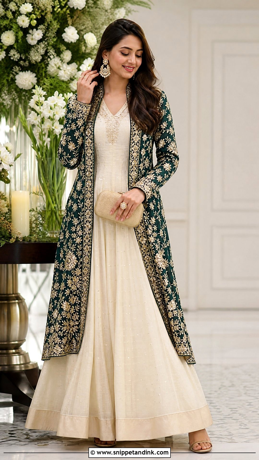 Jacket Anarkali for Brother Marriage - Snippet and Ink - 25 Brother Marriage Dress for Sister Ideas