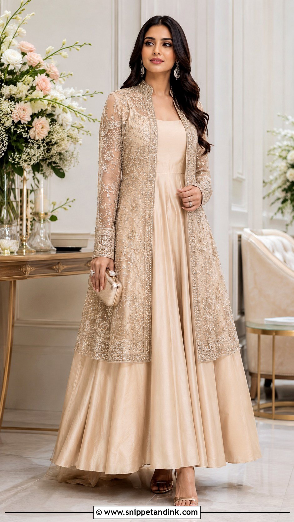 Jacket Bridal Anarkali - Snippet and Ink - 25 Bridal Anarkali Ideas