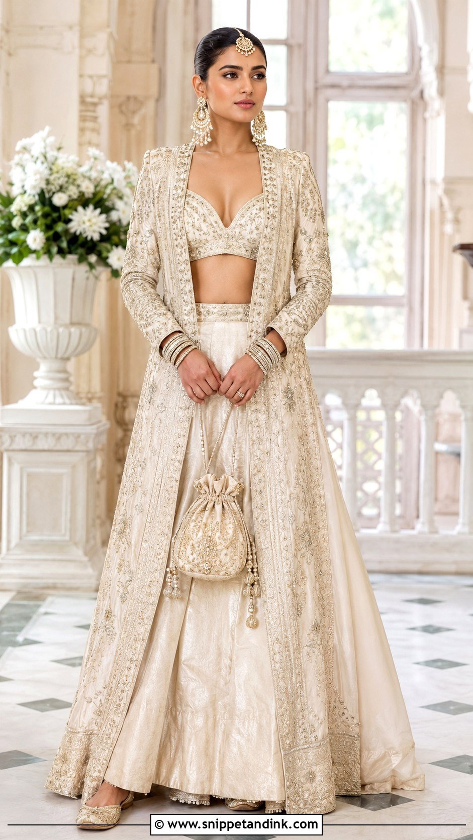 Jacket Bridal Lehenga - Snippet and Ink - 20 Indian Style Dulhan Dress Ideas