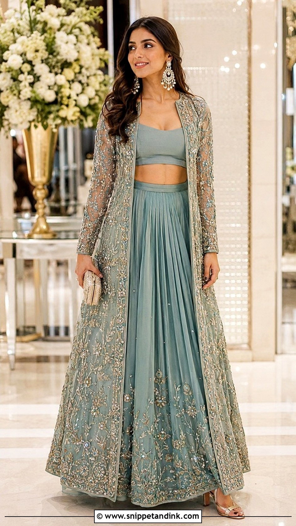 Jacket Lehenga - Snippet and Ink - 25 Indian Wedding Dresses for Women