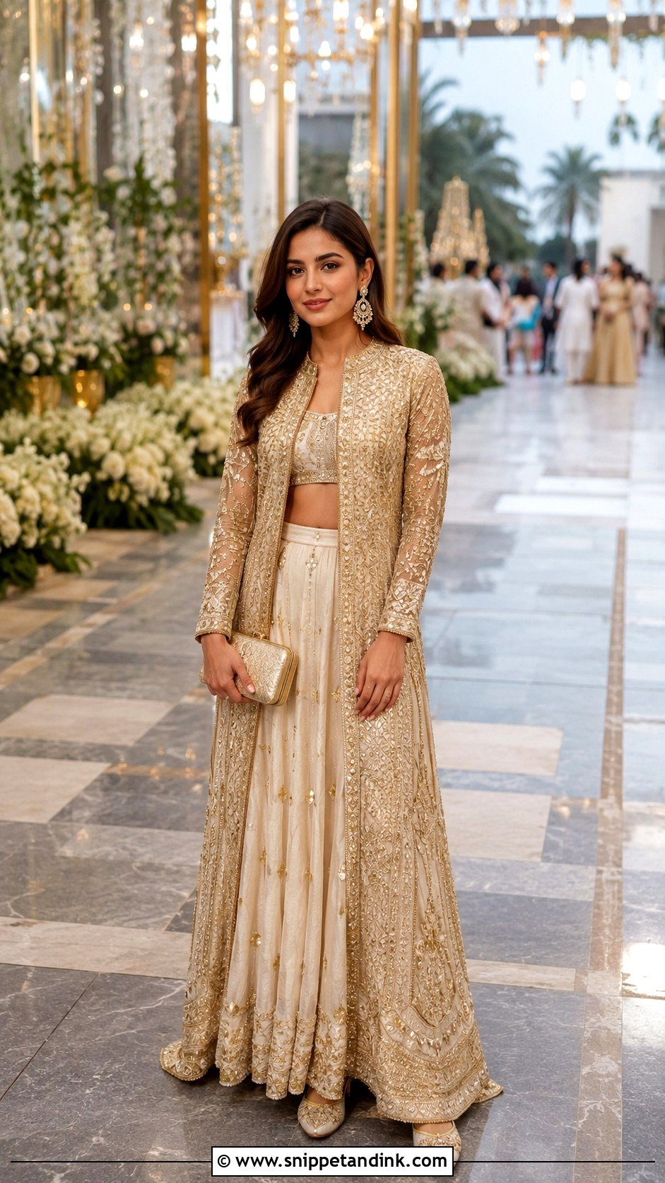 Jacket Lehenga Baraat Outfit - Snippet and Ink - 20 Baraat Outfits for Sisters