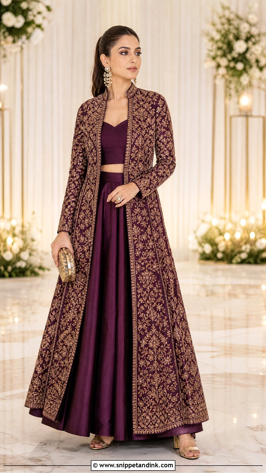 Jacket Lehenga Bridal Trousseau Outfit - Snippet and Ink - 25 Bridal Trousseau Outfits