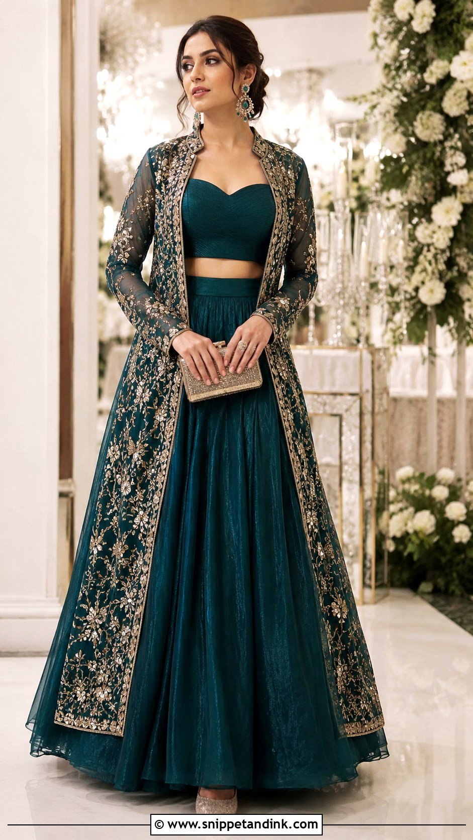 Jacket Lehenga Choli - Snippet and Ink - 20 Wedding Choli Ideas