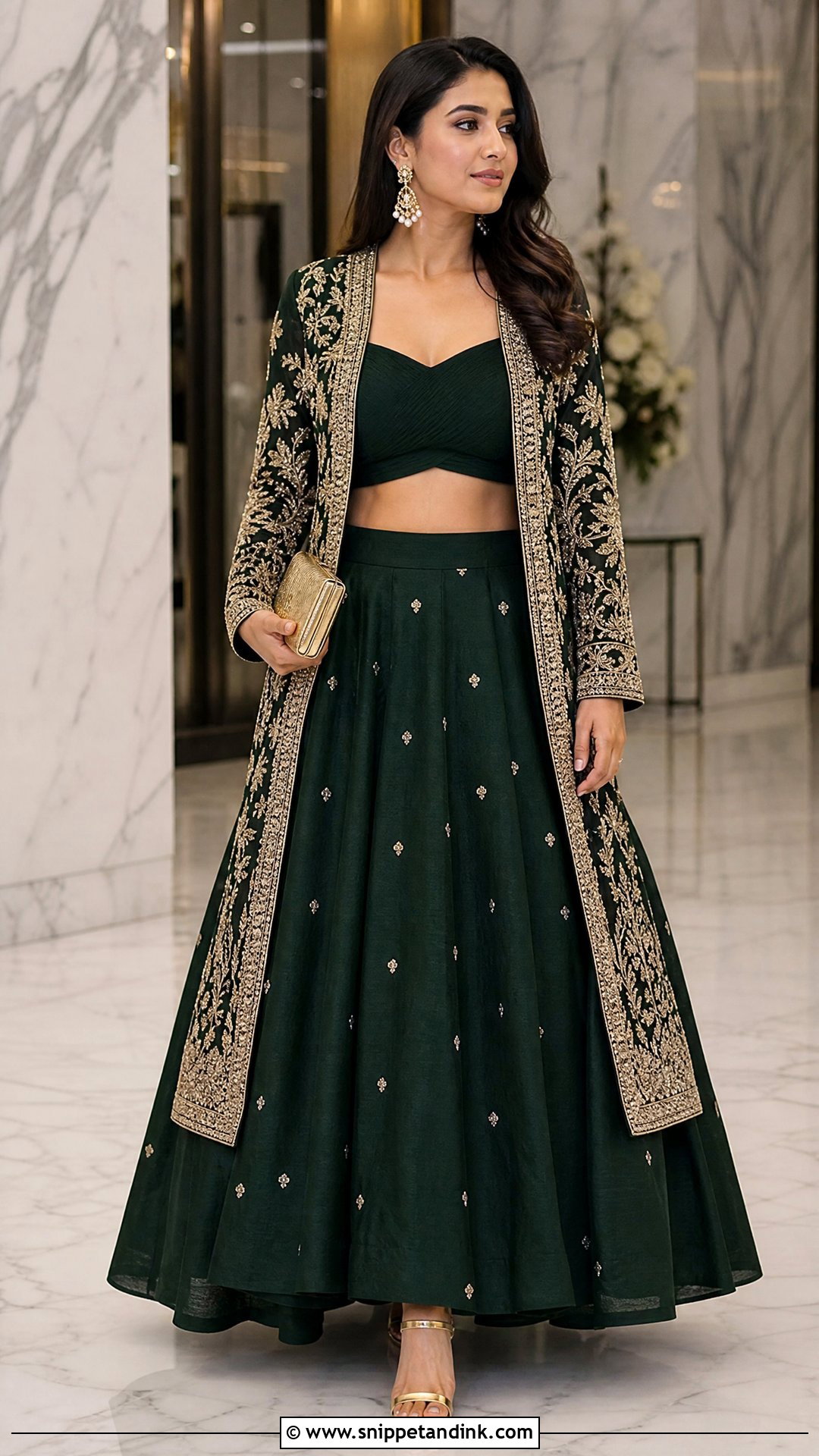 Jacket Lehenga Dress - Snippet and Ink - 25 Indian Wedding Function Dresses