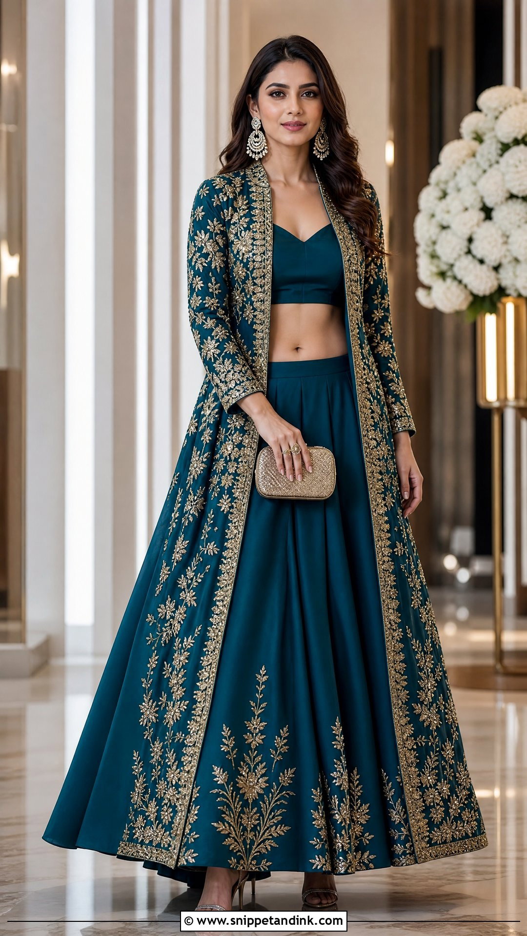 Jacket Lehenga Dress - Snippet and Ink - 25 Latest Indian Style Wedding Dresses