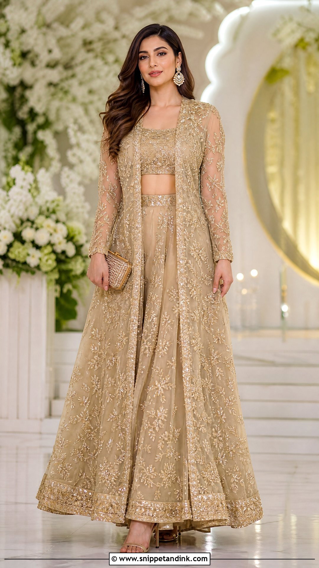Jacket Lehenga Dress - Snippet and Ink - 25 New Shadi Dresses