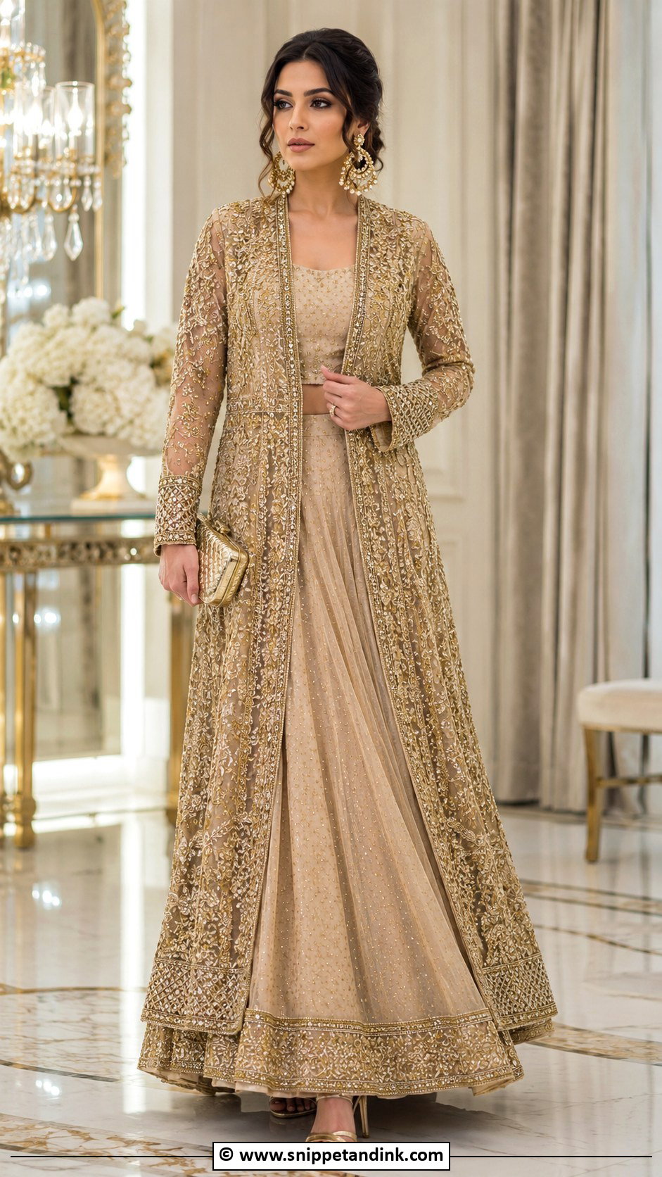 Jacket Lehenga Dress - Snippet and Ink - 30 Desi Wedding Dresses
