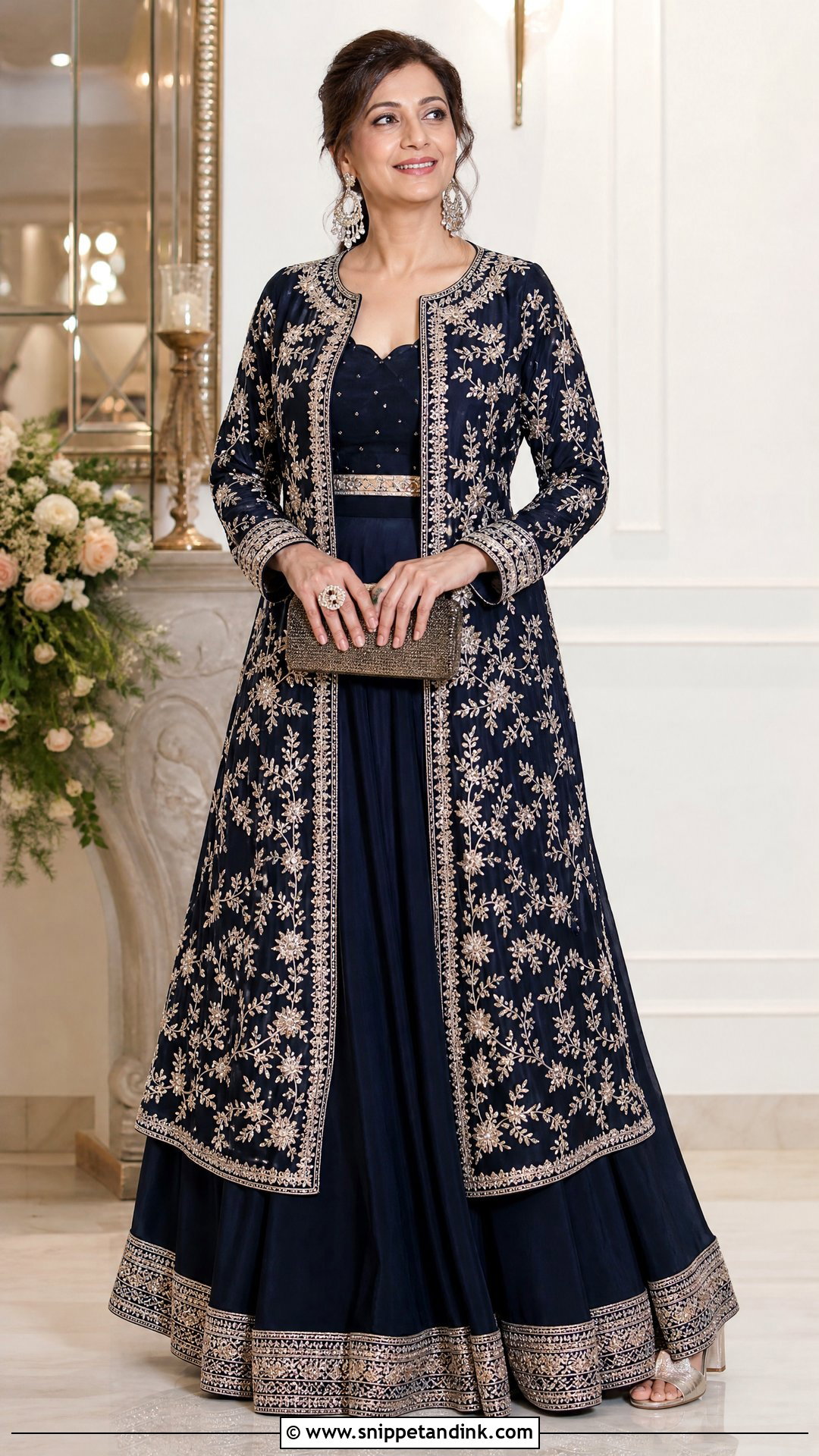 Jacket Lehenga For Bridal Mom - Snippet and Ink - 20 Indian Bridal Mom Dress Ideas