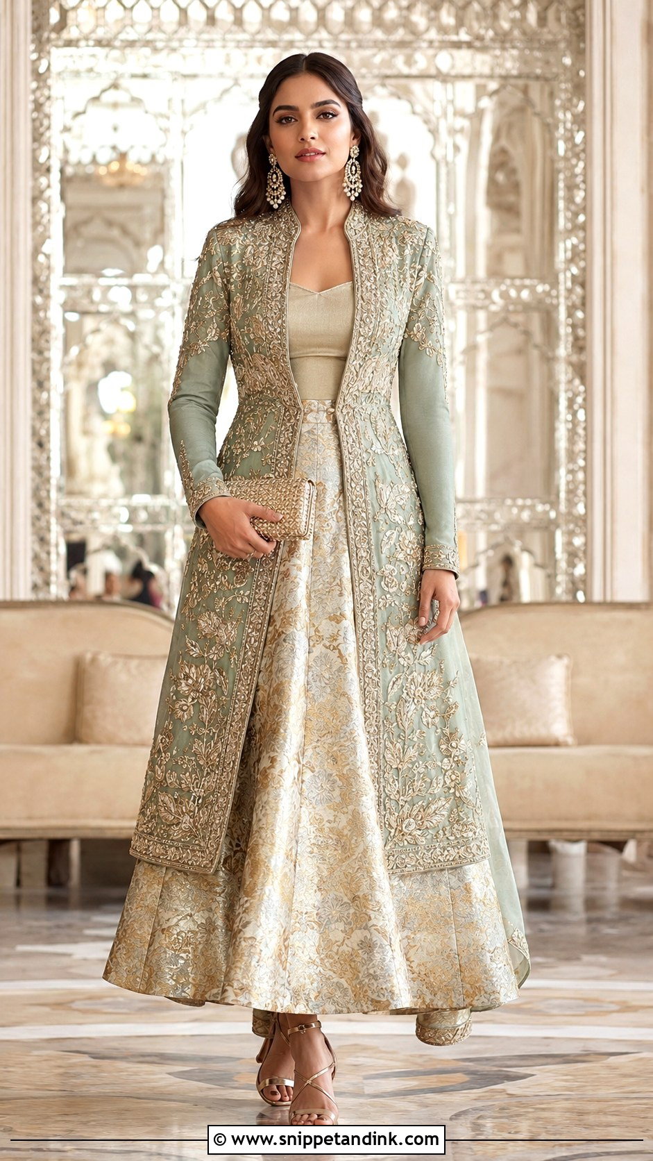 Jacket Lehenga For Bride Sister - Snippet and Ink - 30 Dress for Bride Sister Ideas