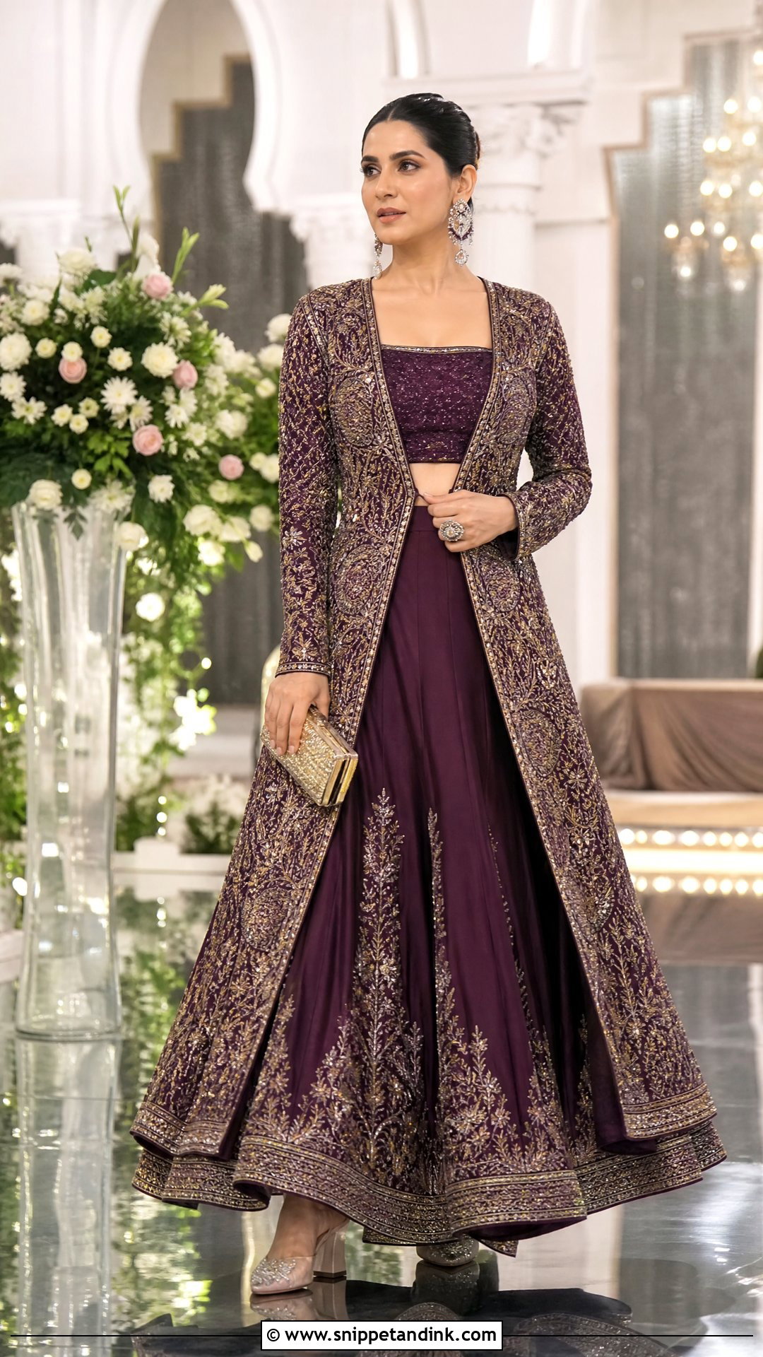 Jacket Lehenga For Hindu Wedding - Snippet and Ink - 20 Hindu Wedding Outfit Ideas
