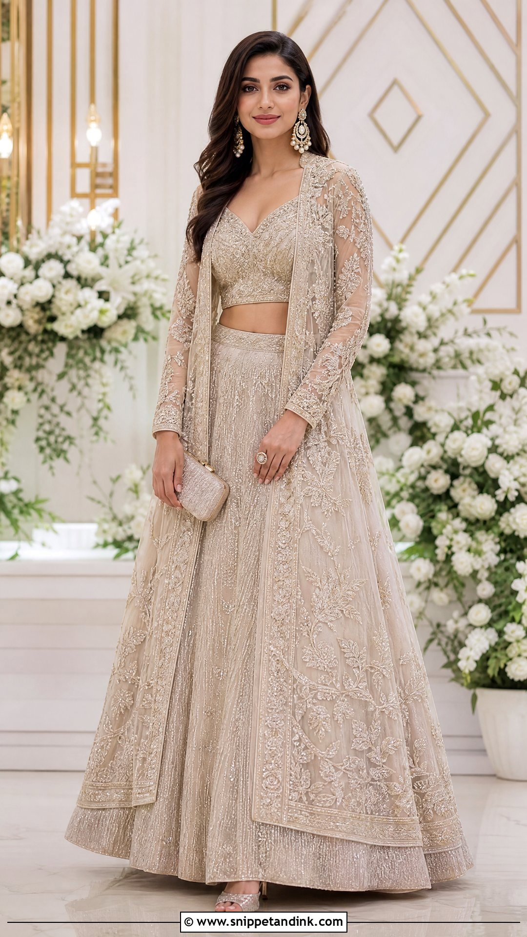 Jacket Lehenga For Indian Wedding - Snippet and Ink - 25 Indian Wedding Dresses for Girls