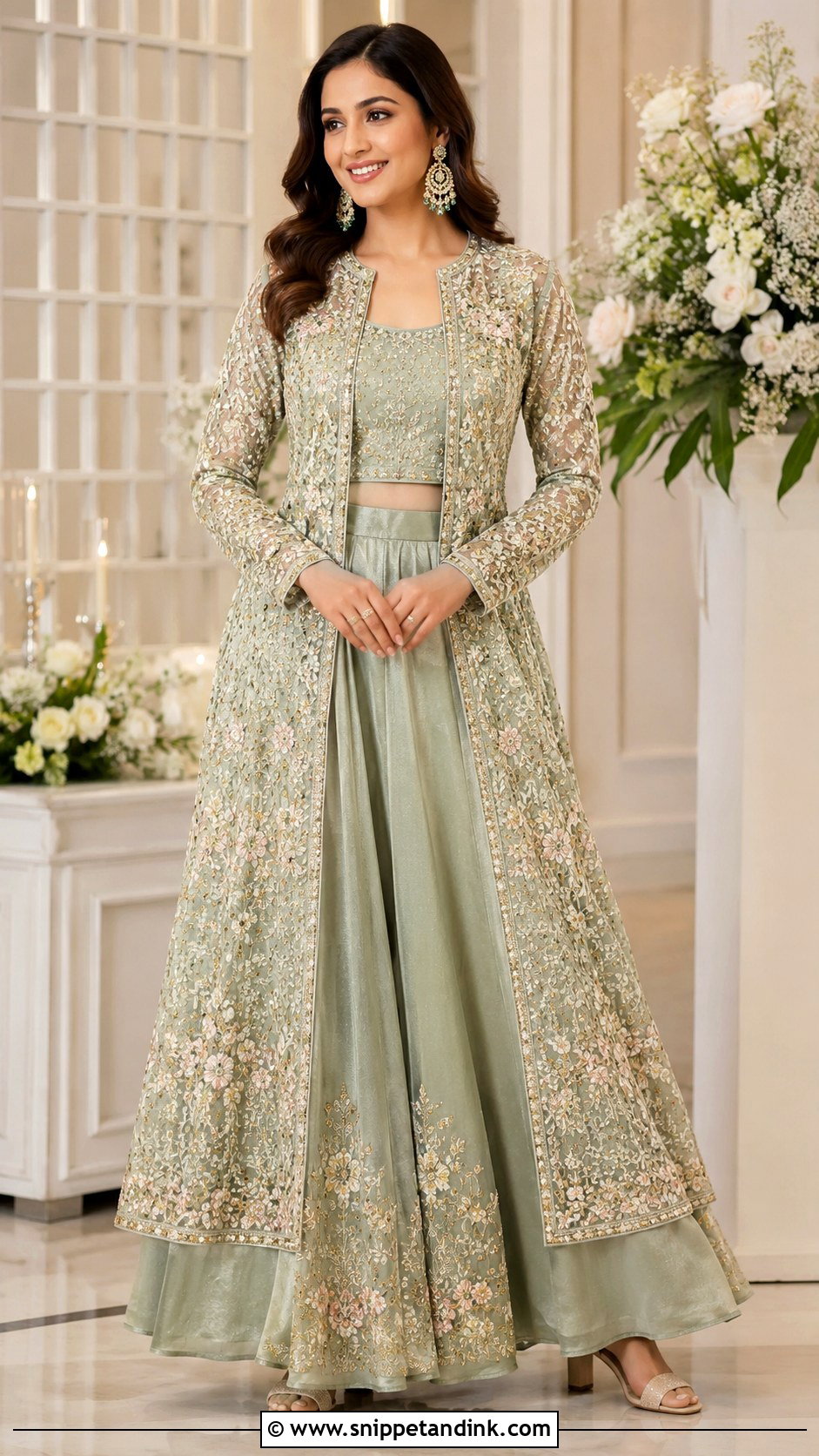 Jacket Lehenga For Roka Bride - Snippet and Ink - 25 Roka Dresses for Bride