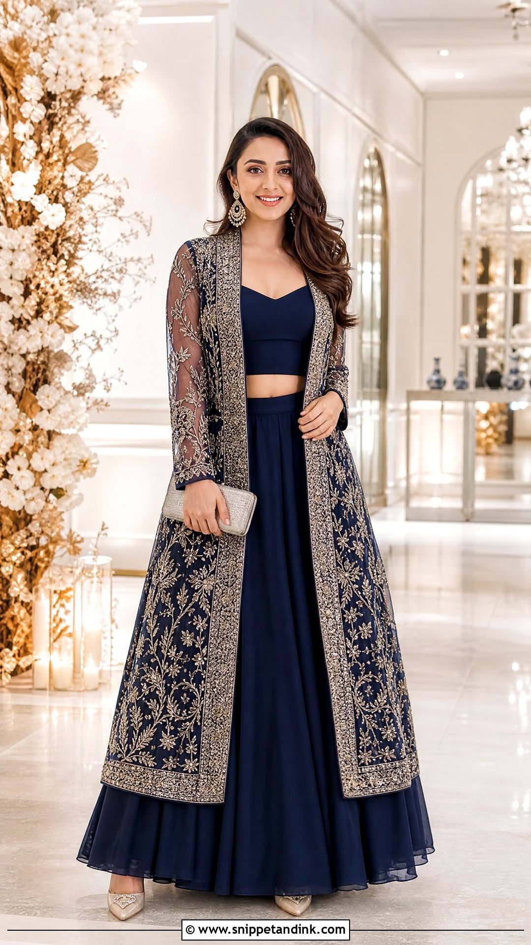 Jacket Lehenga For Sangeet - Snippet and Ink - 25 Outfit for Sangeet Function Ideas
