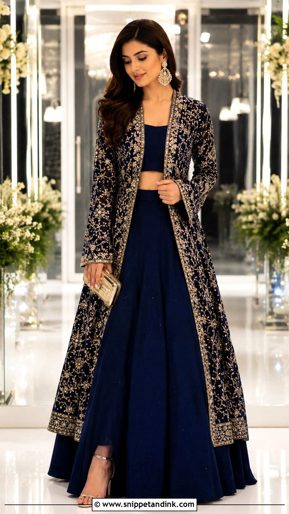 Jacket Lehenga For Shadi - Snippet and Ink - 25 Indian Weddings Shadi Outfits