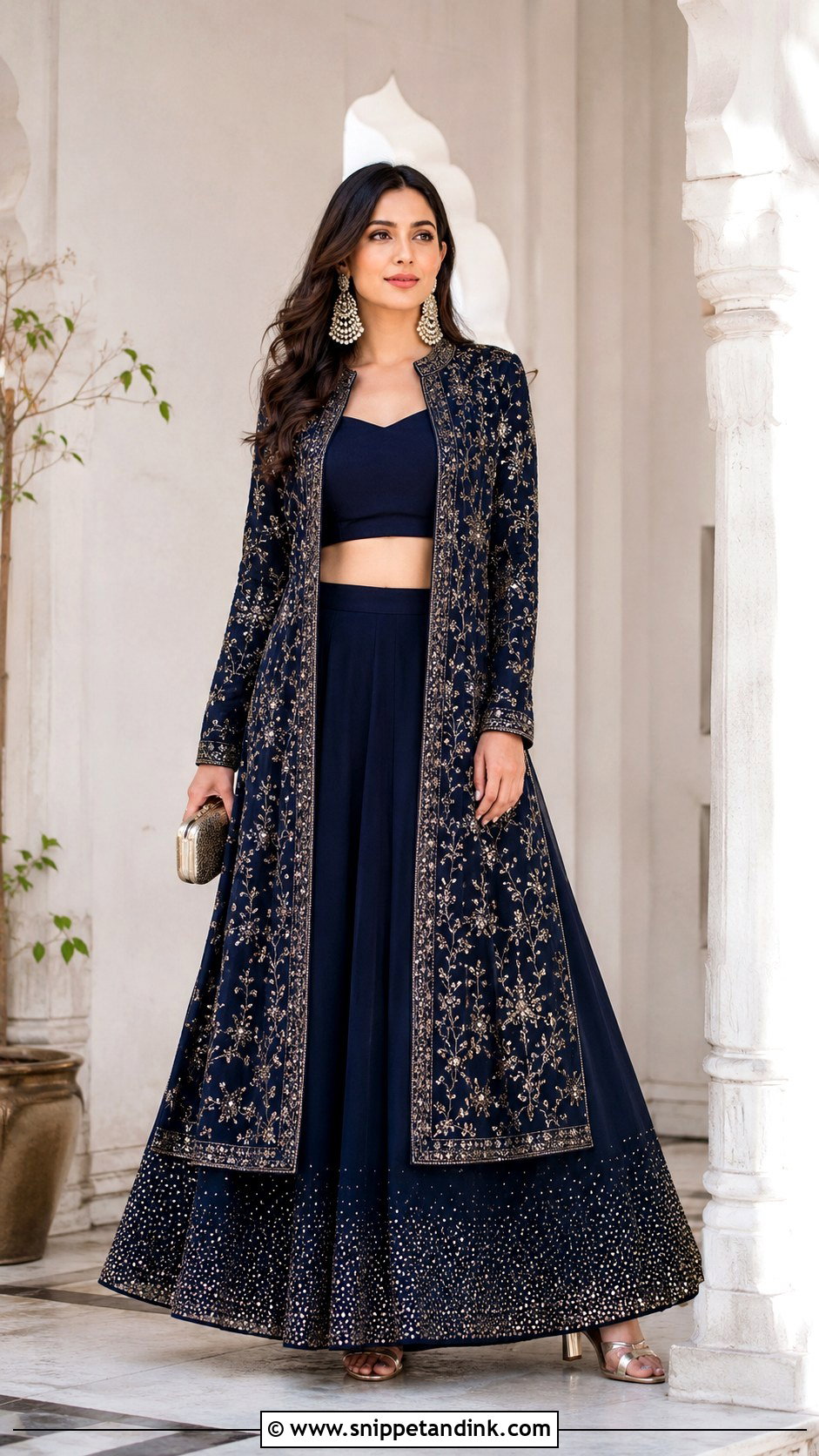 Jacket Lehenga For Sister Wedding - Snippet and Ink - 30 Indian Sister Wedding Dress Ideas