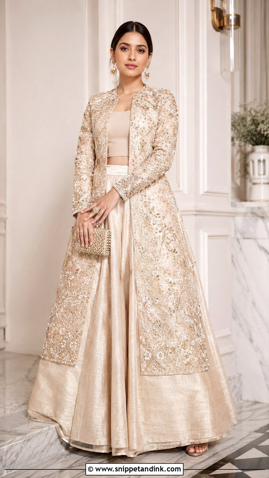 Jacket Lehenga For Wedding - Snippet and Ink - 25 Trending Indian Outfits for Wedding