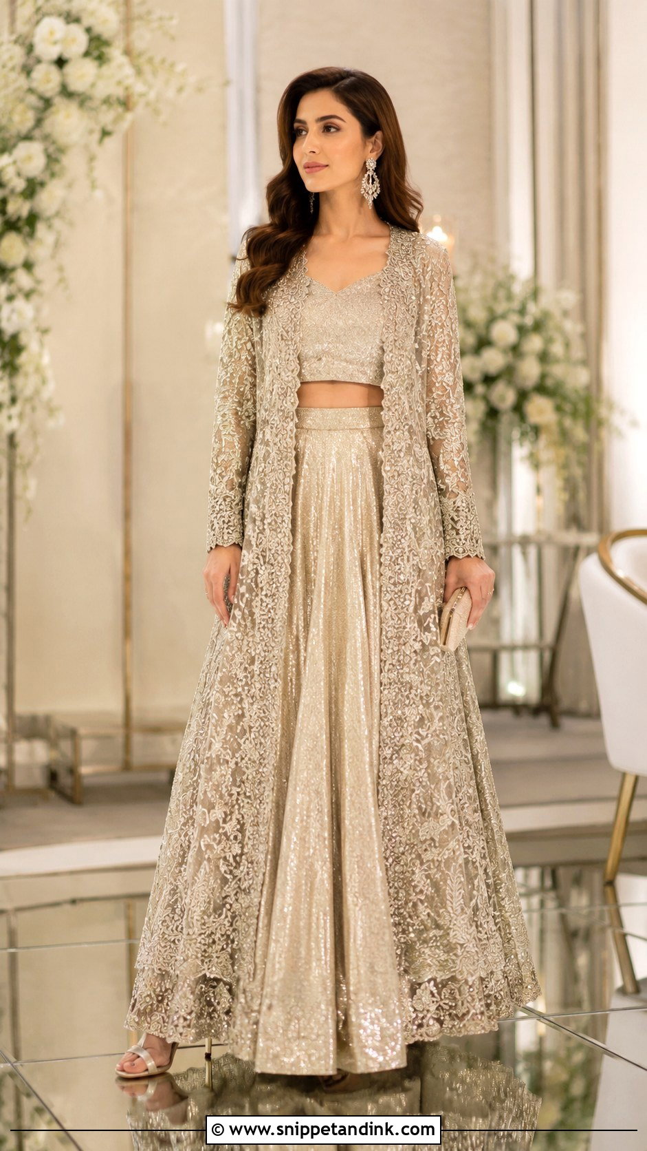 Jacket Lehenga Outfit - Snippet and Ink - 25 Latest Pakistani Wedding Outfits