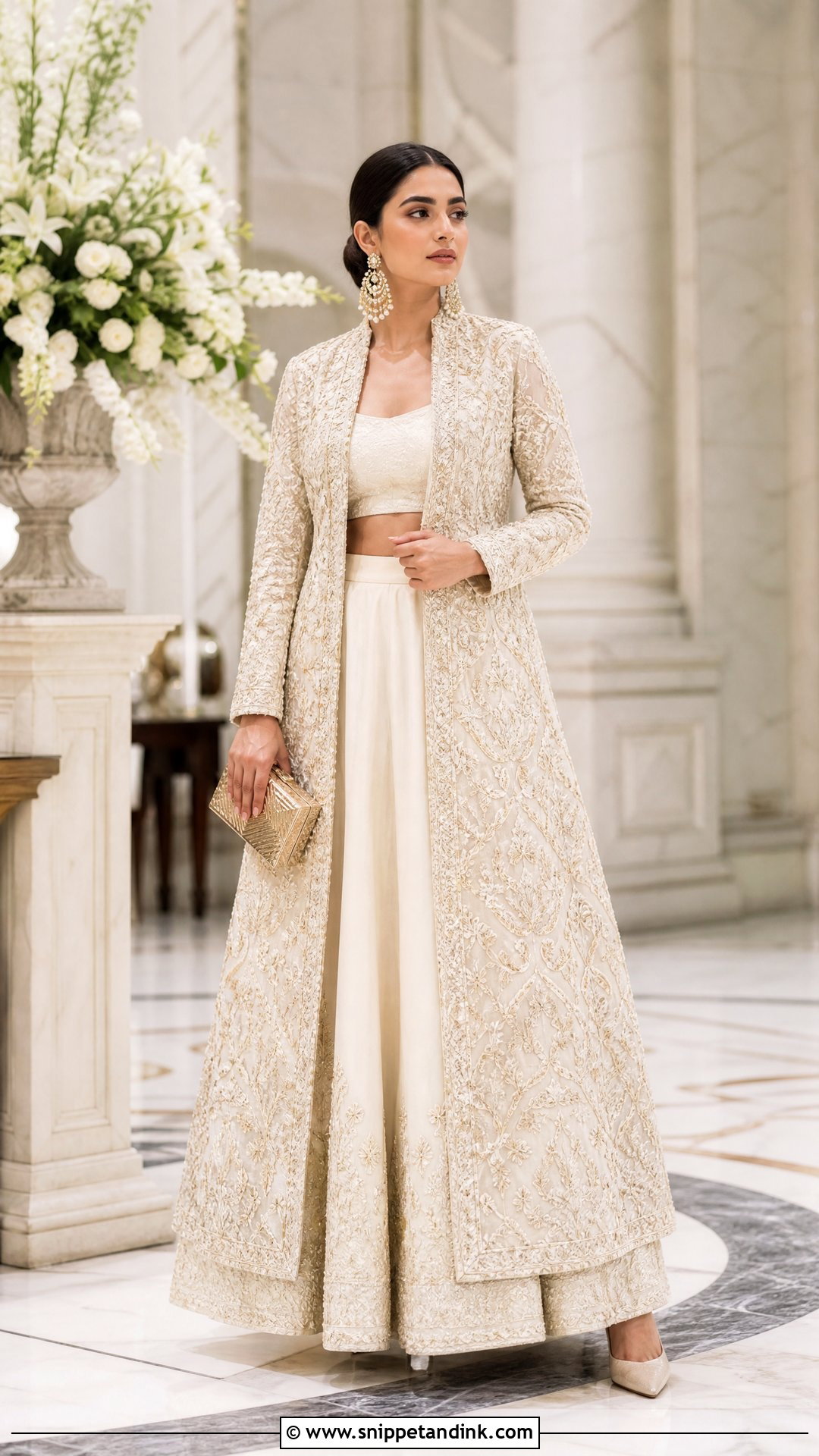 Jacket Lehenga Outfit - Snippet and Ink - 25 Trending Indian Wedding Outfits