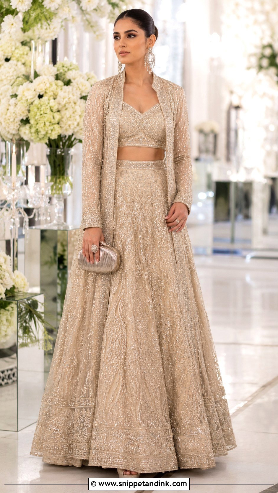 Jacket Lehenga Shadi Dress - Snippet and Ink - 20 Indian Shadi Dresses