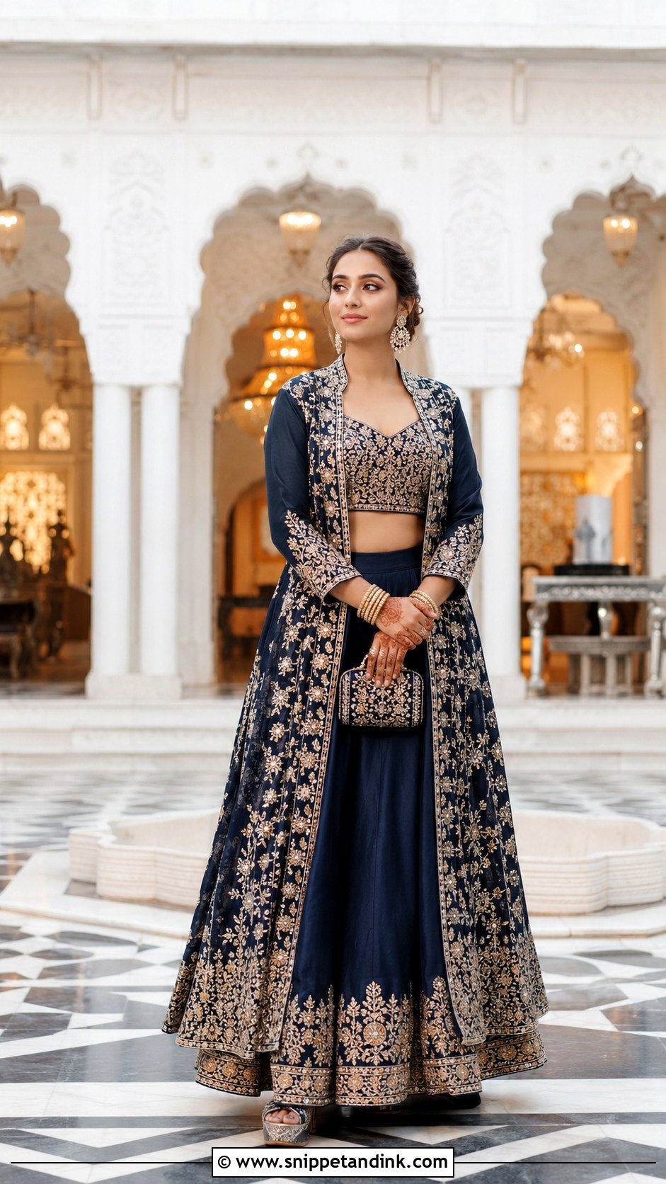 Jacket Lehenga Wedding Dress - Snippet and Ink - 20 Best Indian Wedding Dresses
