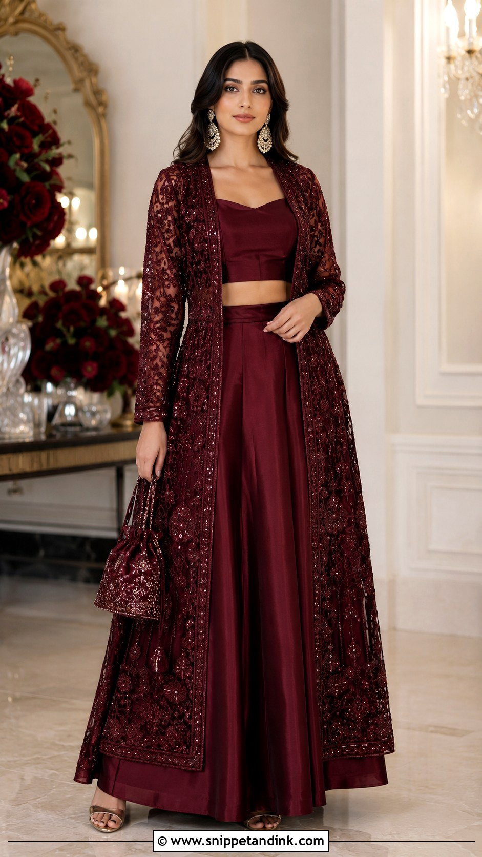 Jacket Lehenga Wedding Outfit - Snippet and Ink - 20 Desi Fits for Wedding Ideas