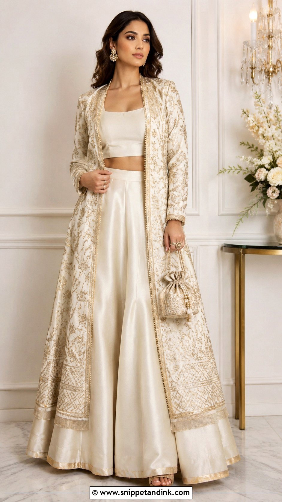 Jacket Lehenga Wedding Outfit - Snippet and Ink - 20 Modern Indian Wedding Dress Ideas