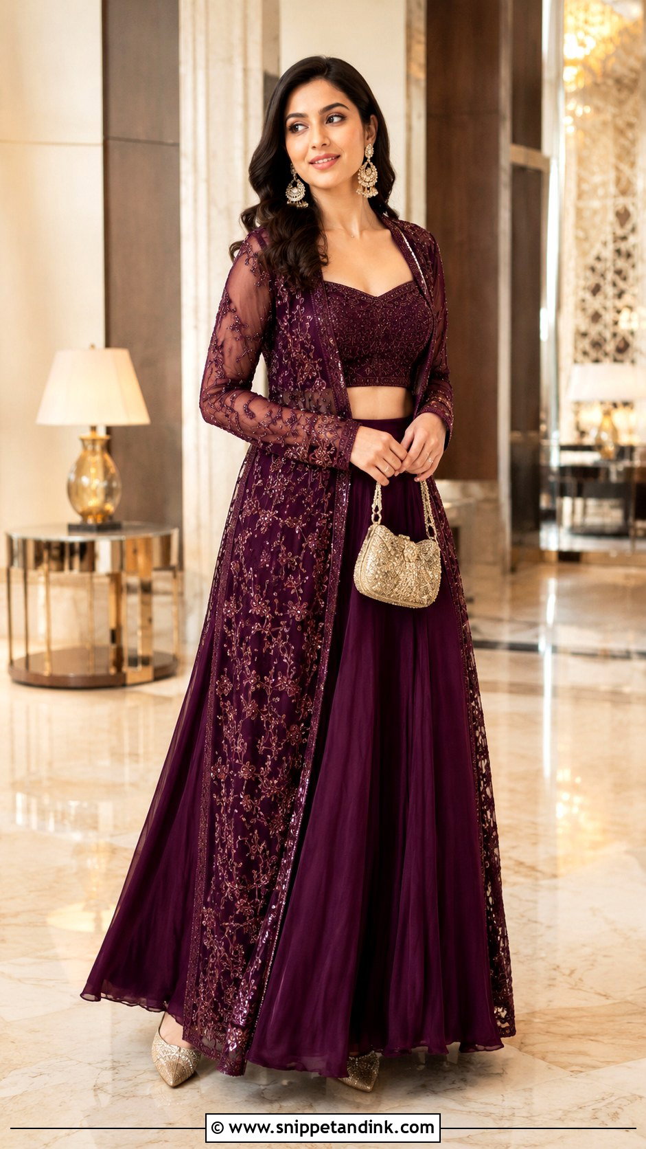 Jacket Lehenga for Brides Sister - Snippet and Ink - 20 Bride Sister Outfit for Wedding Ideas