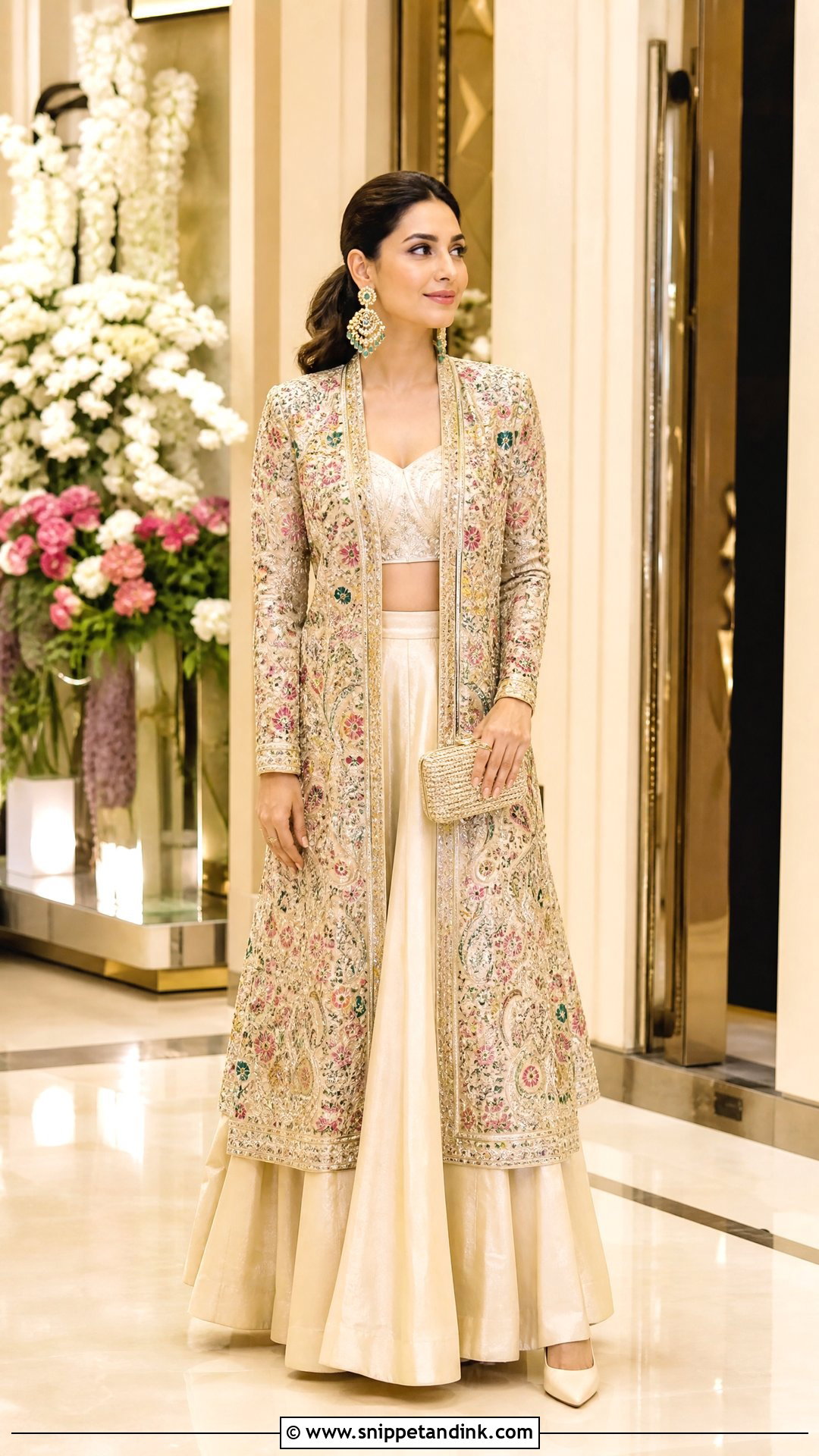 Jacket Lehenga for Brothers Wedding - Snippet and Ink - 20 Outfit Ideas for Brothers Wedding