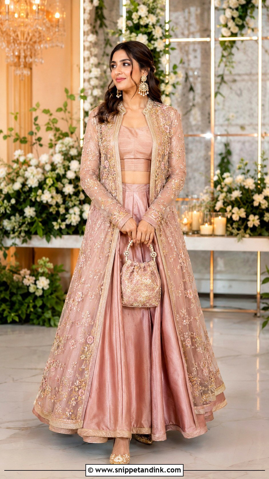 Jacket Lehenga for Indian Wedding Ceremony - Snippet and Ink - 20 Indian Wedding Outfit Ideas for Women