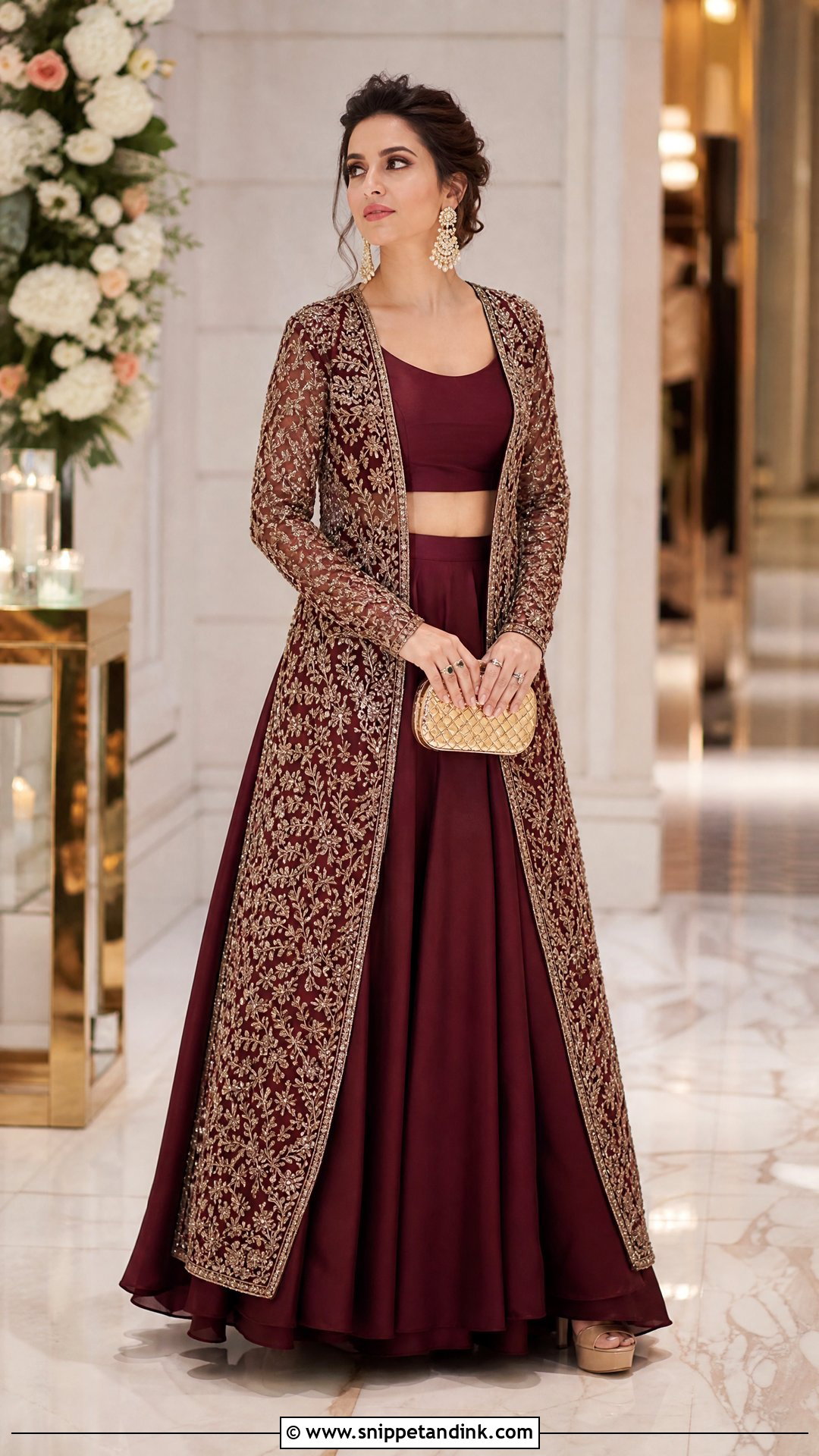 Jacket Lehenga for Marriage Function - Snippet and Ink - 20 Outfit Ideas for Marriage Function