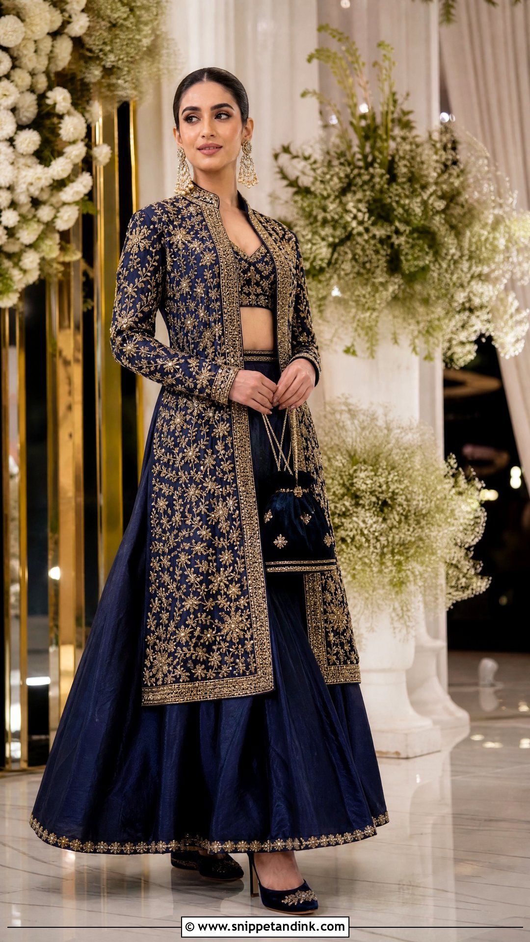 Jacket Lehenga for Sangeet - Snippet and Ink - 20 Outfits for Sangeet Indian Weddings