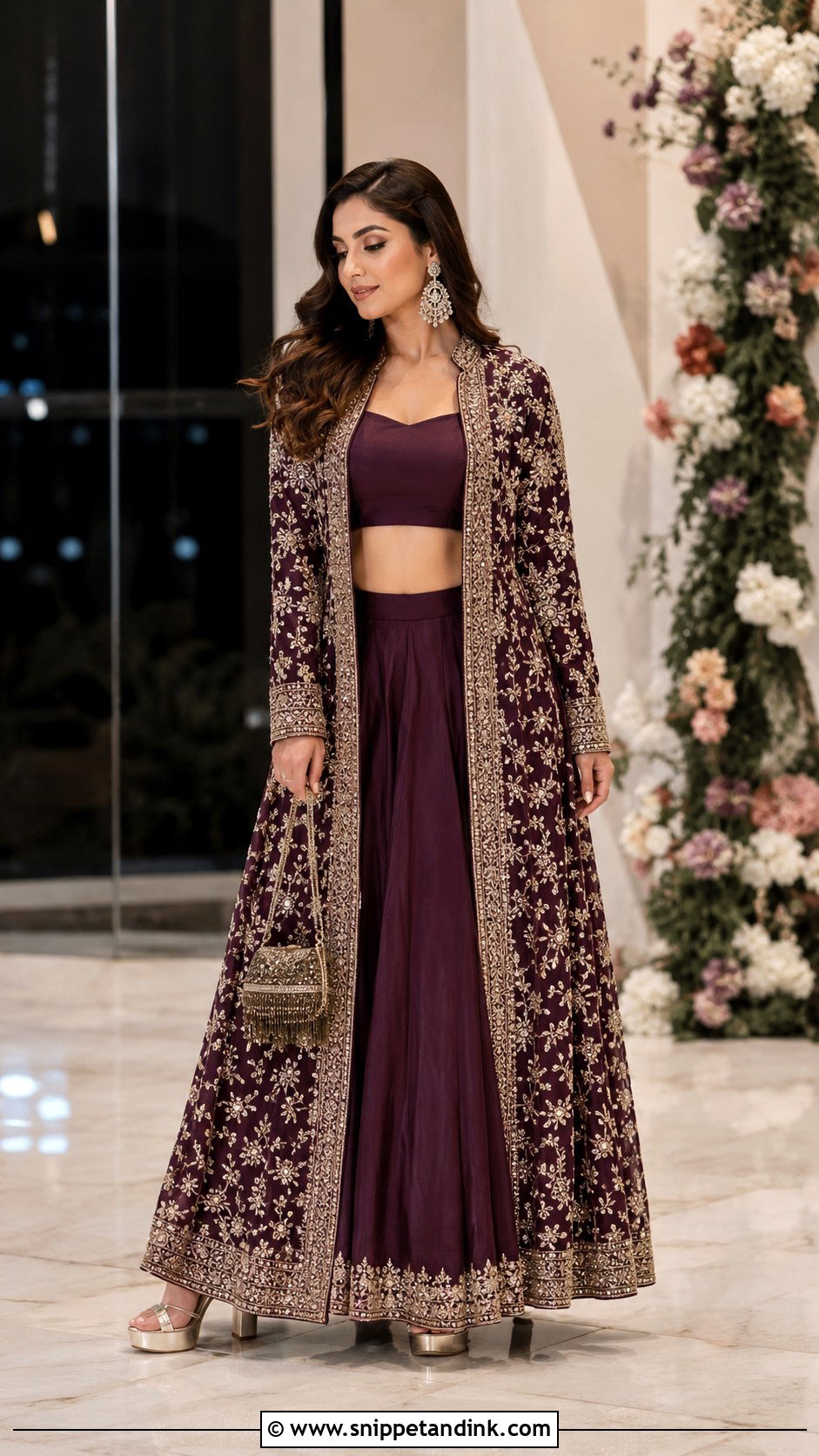 Jacket Lehenga for Wedding - Snippet and Ink - 20 Indian Outfit for Wedding Ideas